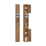 Load image into Gallery viewer, (Dubai Stock) SoBuy مجلس الوزراء Storage Cabinet Drawer Cabinet bathroom storage Bathroom Tall Cabinet 20x20x180cm (white) BZR34-W