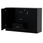 Load image into Gallery viewer, Mahmayi Storage Cabinet for Home Office (White Credenza)