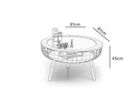 Load image into Gallery viewer, Storage Coffee Table White