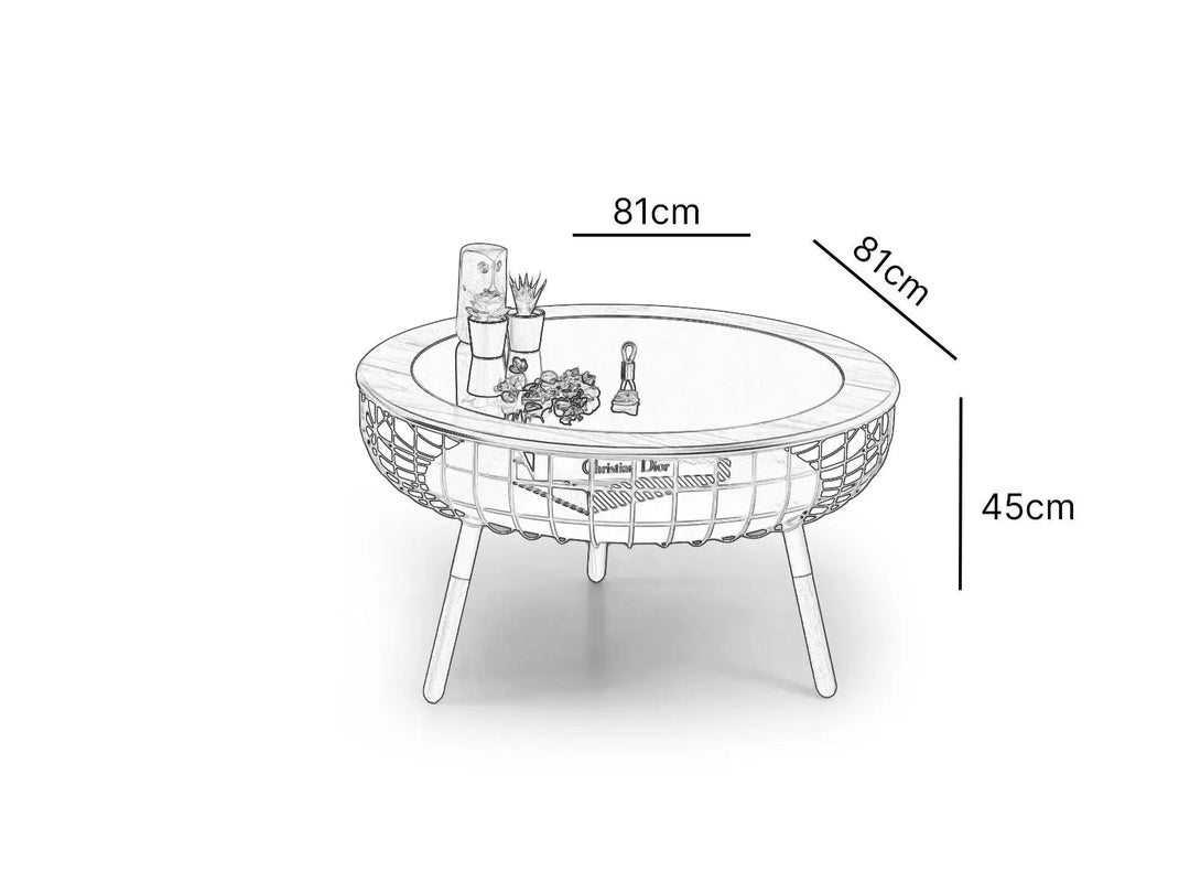 Storage Coffee Table White