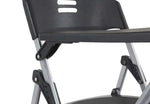 Load image into Gallery viewer, Student Chair Black, Folding Plastic Chair with Writing Table-GCC Home Center