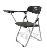 Load image into Gallery viewer, Student Chair Black, Folding Plastic Chair with Writing Table-GCC Home Center