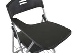 Load image into Gallery viewer, Student Chair Black, Folding Plastic Chair with Writing Table-GCC Home Center
