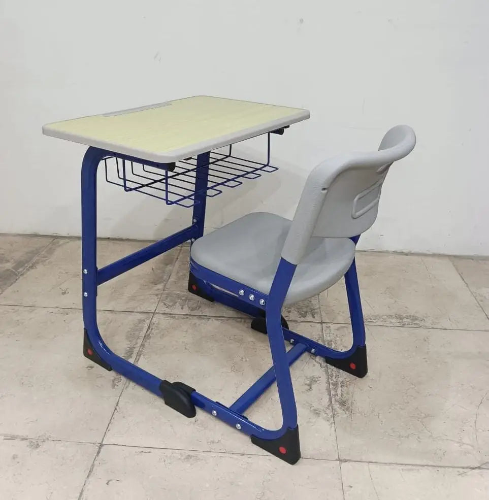 Student Study Chair with Metal Legs and Writing Tablet