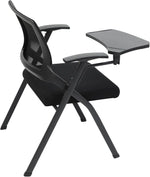 Load image into Gallery viewer, Multi Home Furniture Folding MH-30-BLK Study Chair, Metal Folding Student Chair With Writing Pad For Work From Home, Study Purpose, Homework Chair, Learning Chair, Classroom 96X30X30 Cm Black
