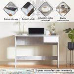 Load image into Gallery viewer, Study Desk with Drawer and Cable Hole