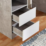 Load image into Gallery viewer, Study Desk with Drawers &amp; Shelf