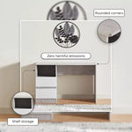 Load image into Gallery viewer, Study Desk with Drawers &amp; Shelf