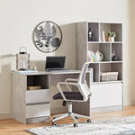 Load image into Gallery viewer, Study Desk with Drawers &amp; Shelf