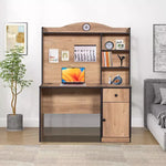 Load image into Gallery viewer, Study Desk with Hutch, Drawer &amp; Door