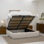 Load image into Gallery viewer, Sturdy MDF Hydraulic Bed With Lift-Up Storage