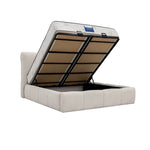 Load image into Gallery viewer, Sturdy MDF Hydraulic Bed With Lift-Up Storage