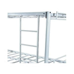 Load image into Gallery viewer, Sturdy Metal Bunk Bed with Space-Saving Design &amp; Safety Guardrails - Twin Over Twin, 190 x 90 x 180 cm, Silver-GCC Home Center