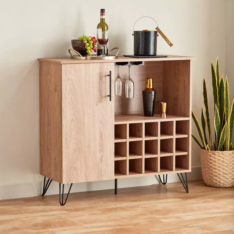 Stylish Bar Cabinet With Smart Storage Layout