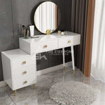 Load image into Gallery viewer, Stylish Dresser Table with Mirror and Stool-GCC Home Center