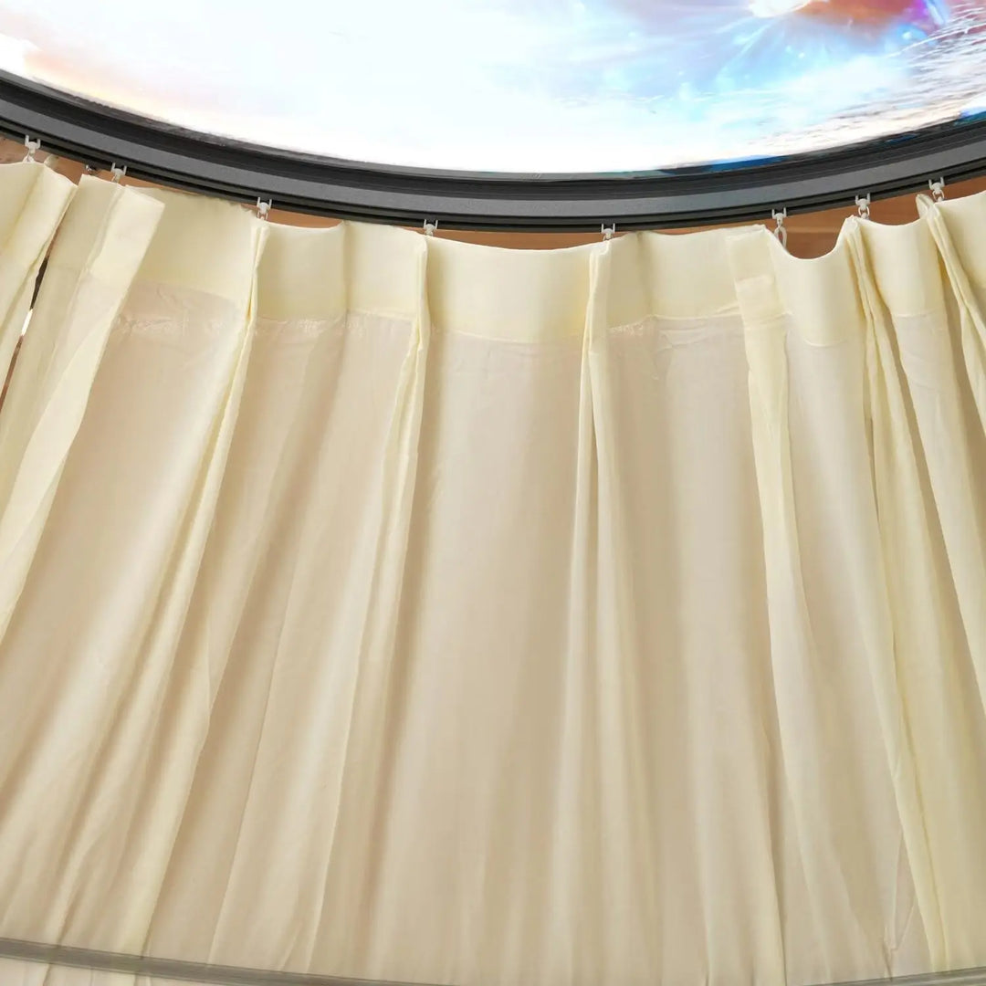 Sunroom – 3.5m Diameter × 280cm Height (Transparent Light Grey)