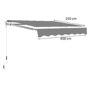 Sunshade 400cm * 250cm-GCC Home Center