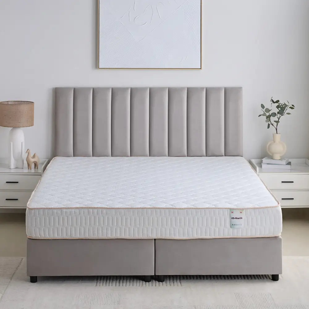 Super King Medium-Firm Mattress with Bonnell Springs & Anti-Allergen Treatment-GCC Home Center