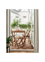 Load image into Gallery viewer, Table, Outdoor, Light Brown Stained, 75X63 Cm