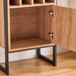 Load image into Gallery viewer, Tall Modern Bar Cabinet With 1 Drawer And 8 Shelves