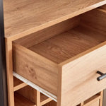 Load image into Gallery viewer, Tall Modern Bar Cabinet With 1 Drawer And 8 Shelves