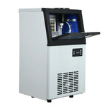 Load image into Gallery viewer, Tap Water Ice Maker Machine, 60KG/24H Stainless Steel Under Counter ice Machine with 17.6lbs Ice Storage Capacity, Freestanding Ice Maker.