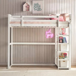 Load image into Gallery viewer, Taylor Twin Loft Bed with Shelves - 90x200 cm-GCC Home Center