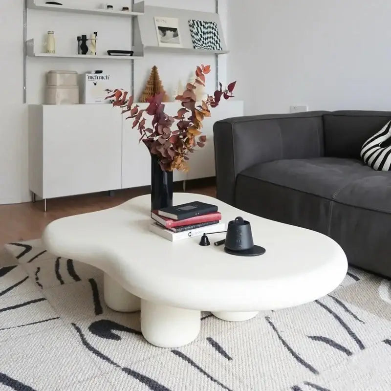 Teddy Coffee Table – Modern Solid Wood Coffee Table (123 x 89 x 30 CM)