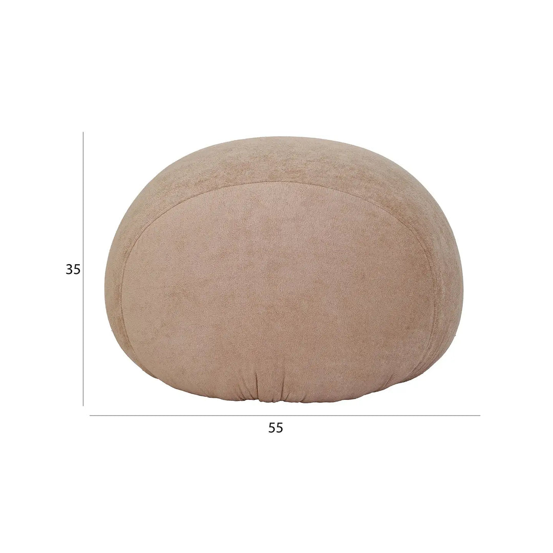 Teddy Kids Upholstered Bed – Modern Fabric Bed with Pouffe