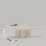 Load image into Gallery viewer, Teddy V2 Coffee Table (Big) – Modern Design (140 x 100 x 40 CM)