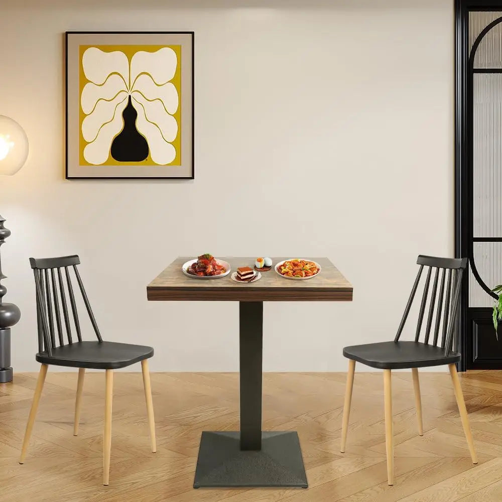Tempered Glass Square Dining Table 70x70cm