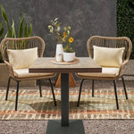 Load image into Gallery viewer, Tempered Glass Square Dining Table 70x70cm