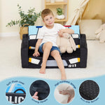 Load image into Gallery viewer, Tender Playful OEM Black Car Shaped Folding Kids Sofa Bed Small Foam Couch for Nursery