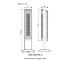 Load image into Gallery viewer, Tower Fan With Remote Control, 104 CM High With 3 Speeds And LC Display