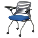 Load image into Gallery viewer, Training Chair with Writing Pad And Metal Legs, Curved Back Chair-GCC Home Center
