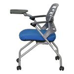 Load image into Gallery viewer, Training Chair with Writing Pad And Metal Legs, Curved Back Chair-GCC Home Center