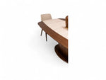 Load image into Gallery viewer, Travertine Dining Table - Walnut Travertine