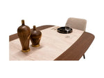 Load image into Gallery viewer, Travertine Dining Table - Walnut Travertine
