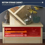 Load image into Gallery viewer, Tree Shaped Bookshelf – Slim Floor Standing Bookcase with Storage Cabinet
