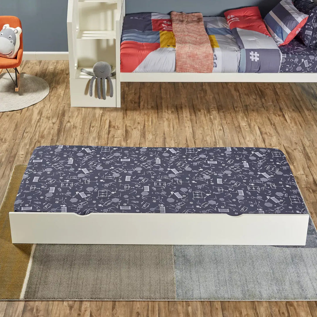 Trundle Under Beds - 90x190 cm-GCC Home Center