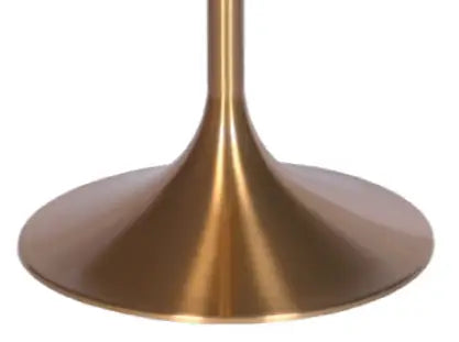 Tulip Shape Gold Stainless Steel Table Base
