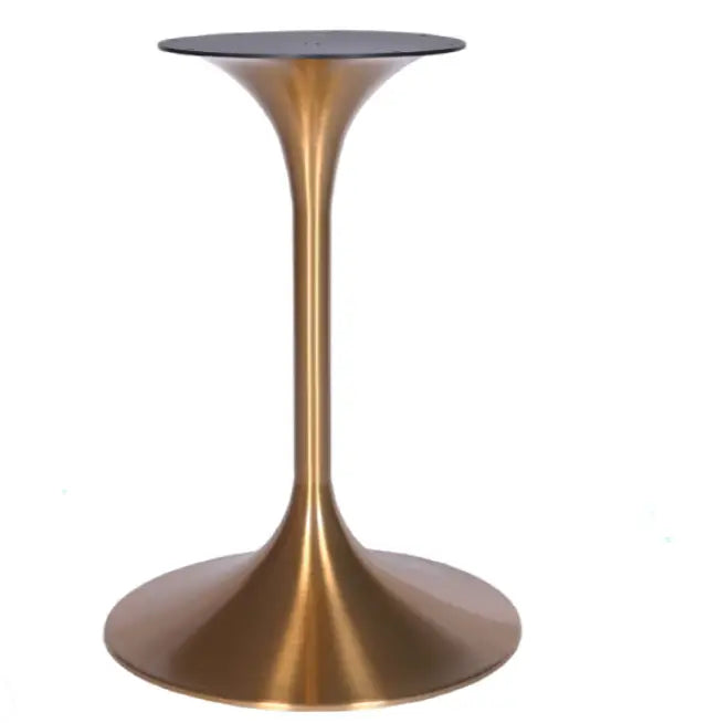 Tulip Shape Gold Stainless Steel Table Base