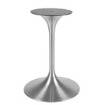 Load image into Gallery viewer, Arabian Mall Tulip Shape Stainless Steel Table Base (JP3074) - Brushed Finish