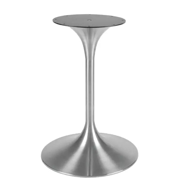 Arabian Mall Tulip Shape Stainless Steel Table Base (JP3074) - Brushed Finish