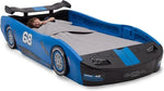 Load image into Gallery viewer, Turbo Race Car Twin Bed, Blue-GCC Home Center