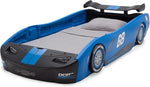 Load image into Gallery viewer, Turbo Race Car Twin Bed, Blue-GCC Home Center