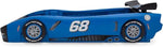 Load image into Gallery viewer, Turbo Race Car Twin Bed, Blue-GCC Home Center