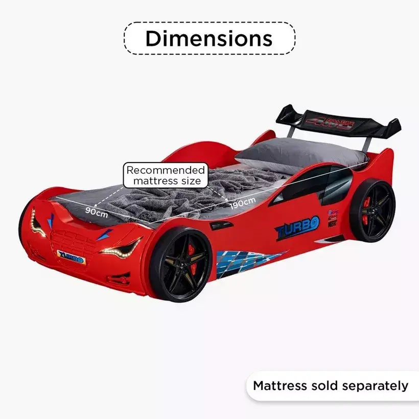 Turbo Single Car Bed - 90x190 cm-GCC Home Center