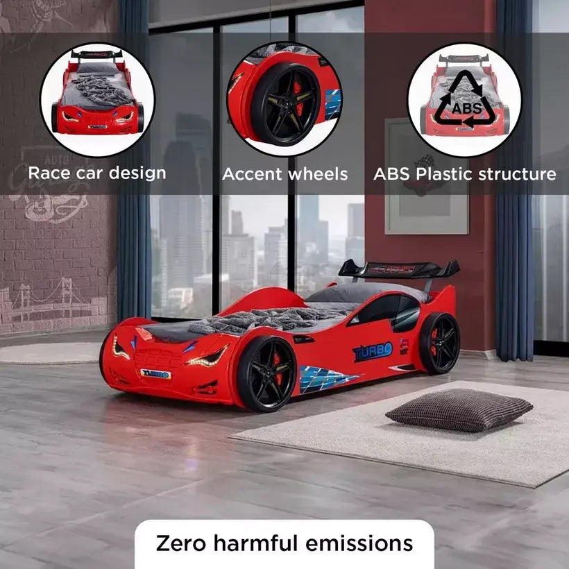 Turbo Single Car Bed - 90x190 cm-GCC Home Center