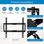 Load image into Gallery viewer, TV Wall Mount 26-65 Inches Ultra Strong Slim Fixed TV Bracket Heavy Duty Ultra Super Strong 50KG TV Wall Mount with Wall Fixing Kit for Flat Curved Screen TV LED LCD OLED and Plasma 50Kg